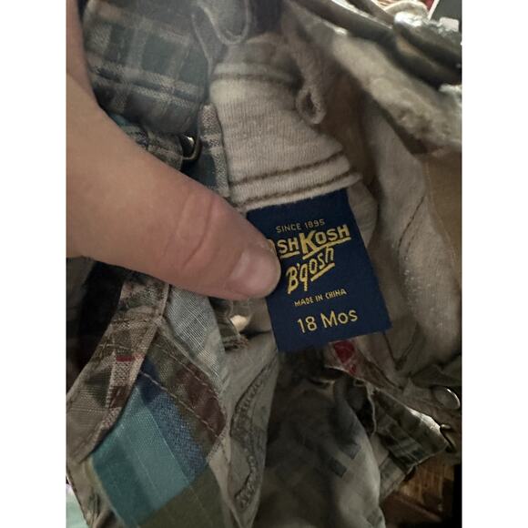 Oshkosh Toddler Boys Overall Shorts | Size 18 Months - Picture 4 of 5